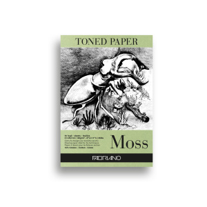 Fabriano Toned Paper blocco col. Moss