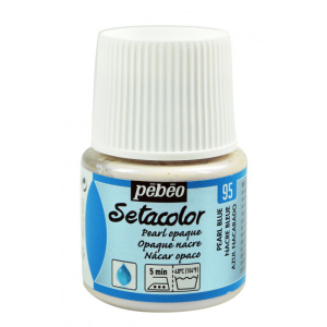 Pébéo Setacolor 95 Madreperla Blu Opaco